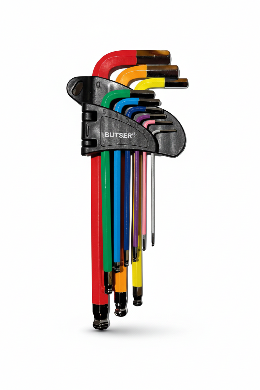 BUTSER Inbussleutel set met kleurcodering